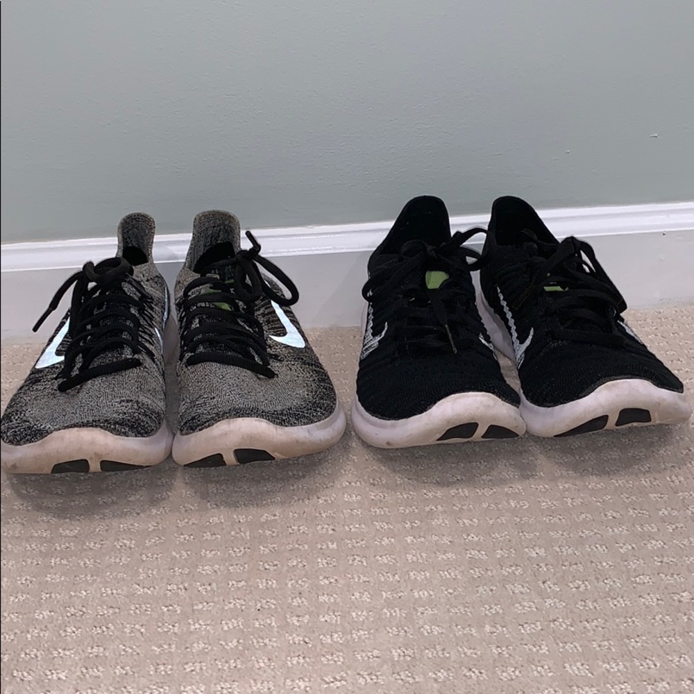 💕last chance💕 TWO Nike Flyknit Freeruns